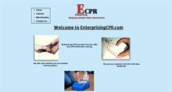 Desktop Screenshot of enterprisingcpr.com